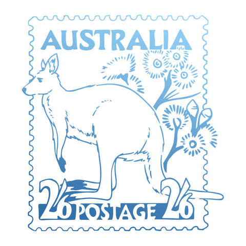Sunburnt Country - Kangaroo Postage Stamp