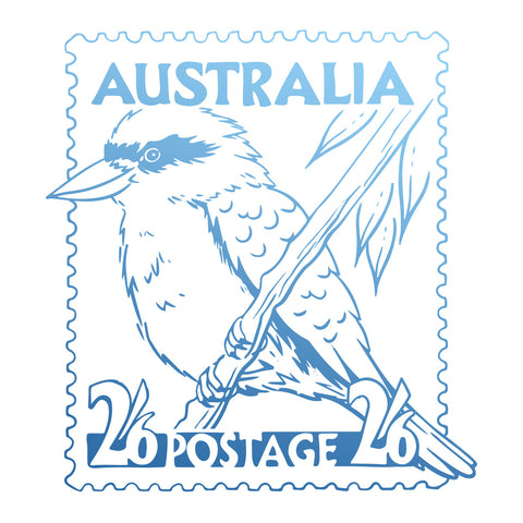 Sunburnt Country - Kookaburra Postage Stamp