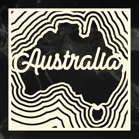 Chipboard - Australia Square Silhouette