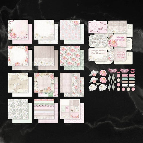 Couture Creations / 12 x 12 / Peaceful Peonies Collection Pack