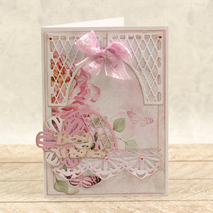 Couture Creations / Mini Die / Peaceful Peonies - Best Wishes