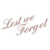 Couture Creations / Lest We Forget / Mini dies and stamps