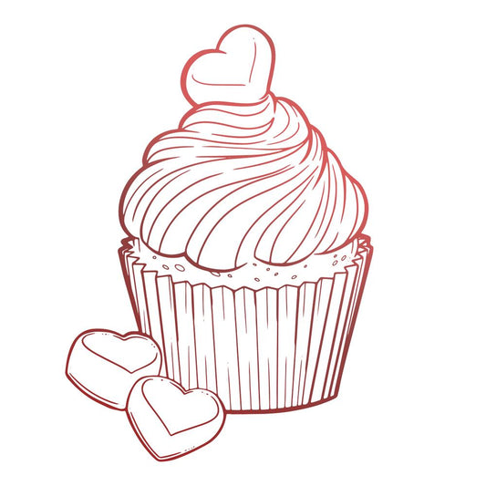 Blooming Friendship - Chocolate Cupcake