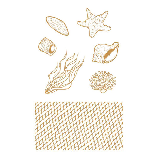 Seaside Girl - Seaside Elements Stamp Set