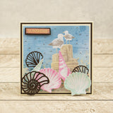 Couture Creations / Mini Die & Stamp / Seaside Girl - Flat Seashell