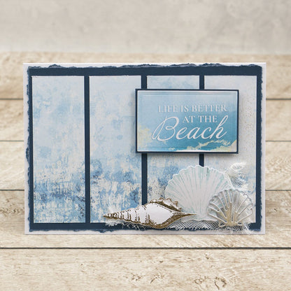 Couture Creations / Mini Die & Stamp / Seaside Girl - Conical Seashell