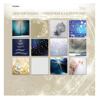 Christmas Paper Pad 6 x 6 / Winter Dazzle