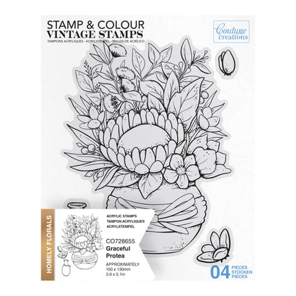 Couture Creations / Stamp & Colour Outline Stamps