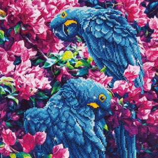 Diamond Dotz Blue Parrots