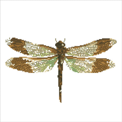 Diamond Dotz Decorative Pillow Dragonfly Earth