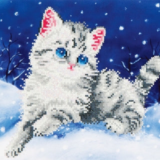 Diamond Dotz Kitten In The Snow
