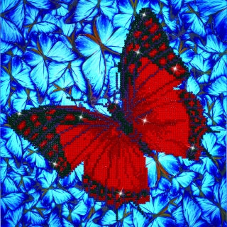 Diamond Dotz Flutterby Red