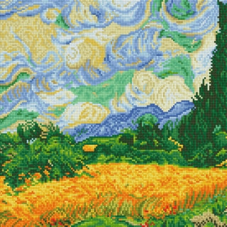 Diamond Dotz Wheat Fields (Van Gogh)
