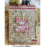 Background Stamp - Christmas Script
