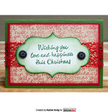 Background Stamp - Christmas Script