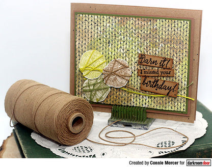 Background Stamp - Knitting