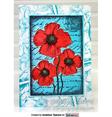 Collage Stamp - Pretty Poppies