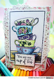 Photo Stamp - Teacups