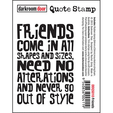 Quote Stamp - Friends
