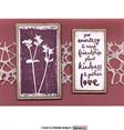 Stamp Set - Etched Flowers