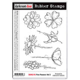 stamp set, fine flowers volume 2 from darkroom door, 175 x 115mm