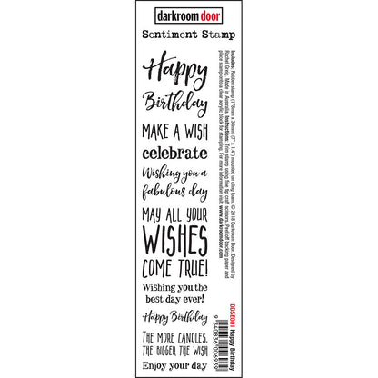 Sentiment Stamp - Happy Birthday