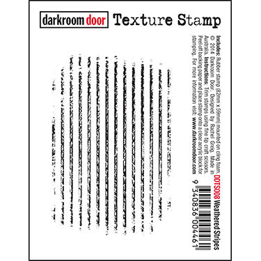 weathered stripes texture stamp, darkroom door, 82 x 59mm