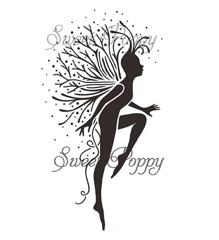 Sweet Poppy Stencil / Fairy Sprite
