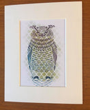 Sweet Poppy Stencil / Large Owl