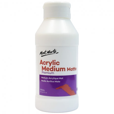 acrylic medium matte, mont marte 250ml