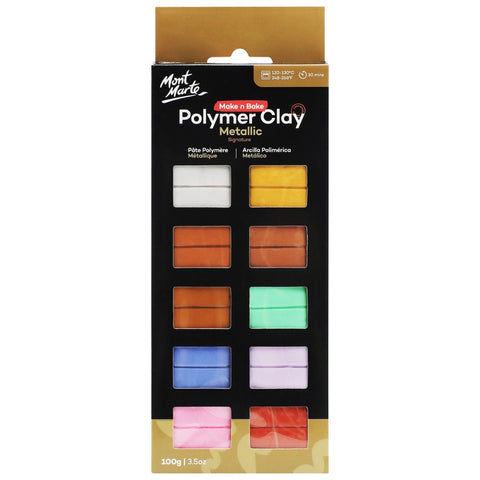 Polymer Clay 10pce pack / Metallic