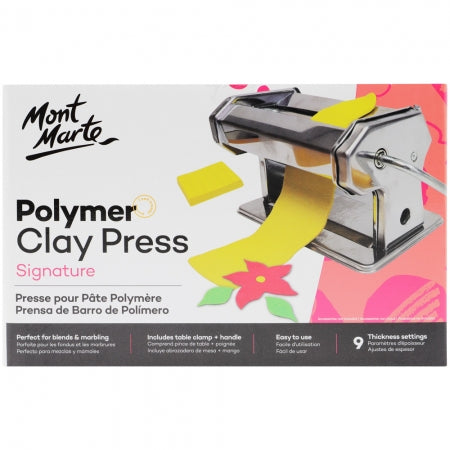 polymer clay press, 9 thicknesses , mont marte