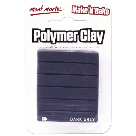 Polymer Clay 60gm - Dark Grey