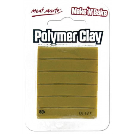 Polymer Clay 60gm - Olive