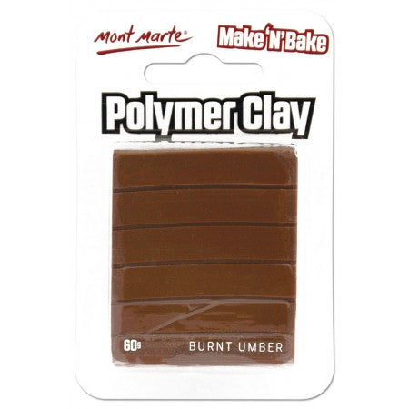 Polymer Clay 60gm - Burnt Umber