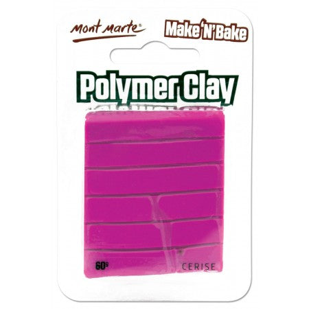 Polymer Clay 60gm - Cerise