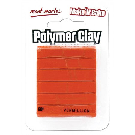 Polymer Clay 60gm - Vermillion
