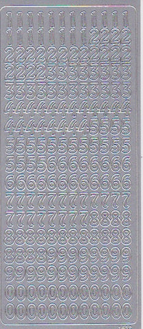 Numbers, silver