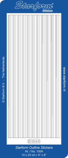 Lines 1/2/3mm, Gold