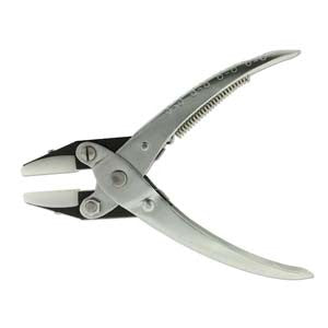 Nylon Jaw Flat Nose 140mm Parallel Pliers w/spring