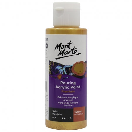 Pouring Acrylic Paint 120ml - Gold