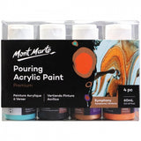 Premium Pouring Acrylic Paint 60ml 4pce set - Symphony