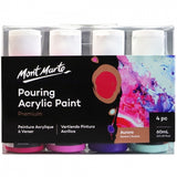 pouring acrylic paint set, Aurora set, great for paint pouring, premixed ready to go