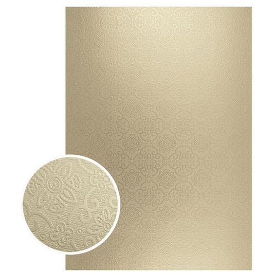 Mirror Board / Matte Gold Damask