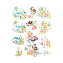 3D Diecut sheet - Yvonne Creations / Tropical Holiday