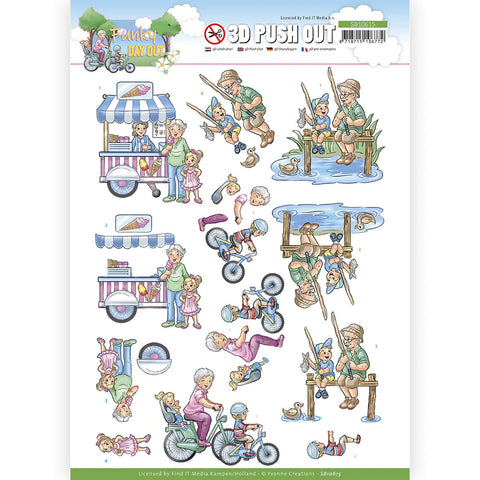 3D Diecut Sheet - Find It Trading / Funky Day Out / Activity