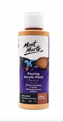Pouring Acrylic Paint 120ml - Rose Gold