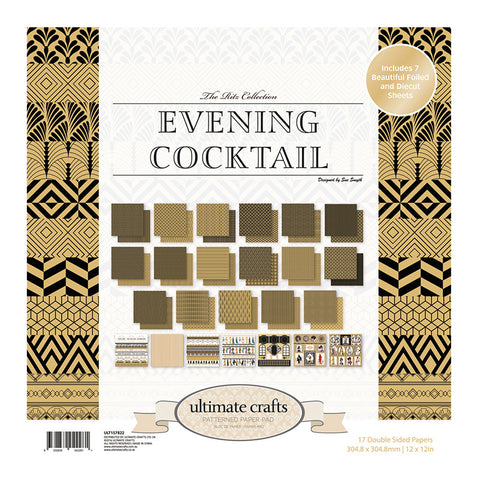 Paper Pack 12 x 12 - Evening Cocktail