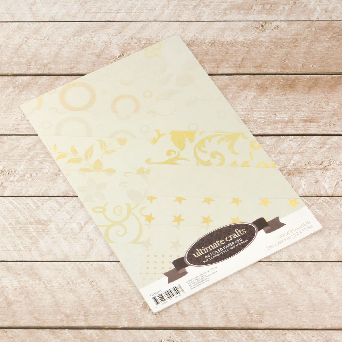 Foiled Paper Pad / Asst Sizes