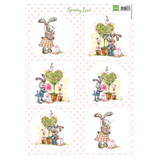 Marianne Design - Topper Sheet, Bunny Love #2